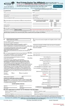 Get Washington Real Estate Excise Tax Affidavit Template in PDF