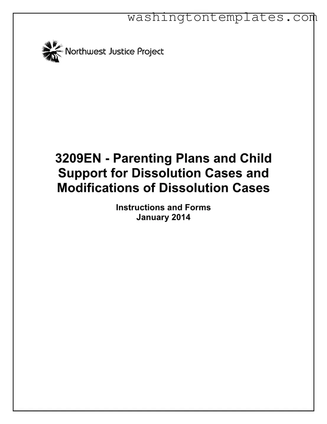 Get Washington Parenting Plans Template in PDF